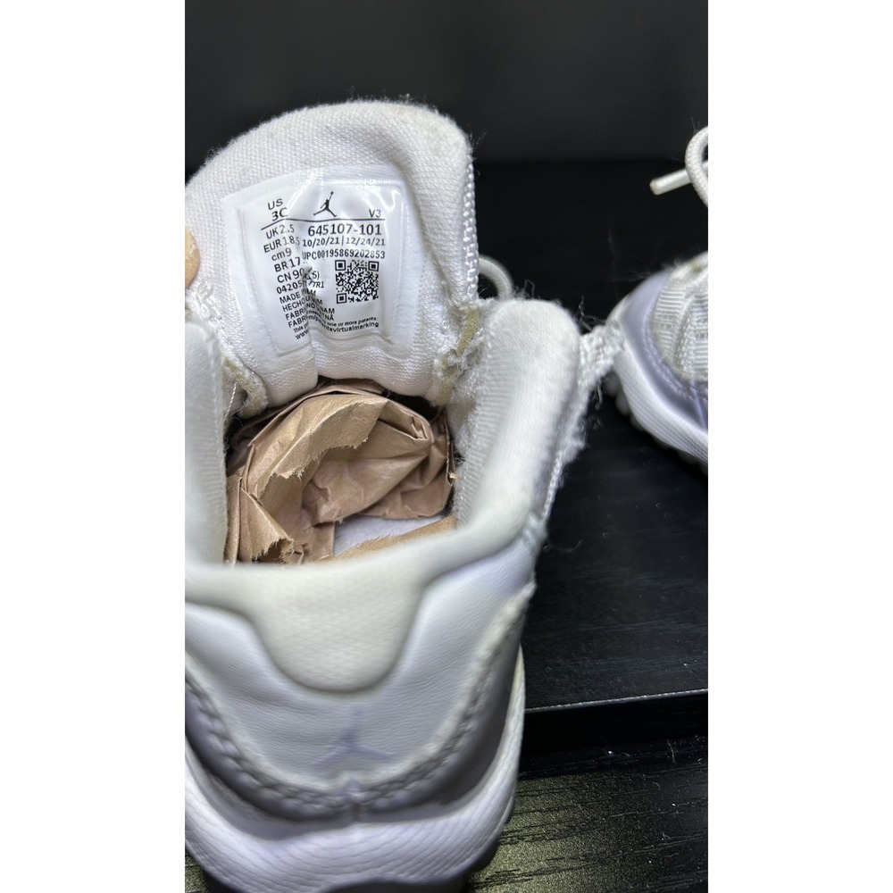 Nike Air Jordan 11 Retro Low 'Pure Violet' Toddler TD 645107-101, Sz 3C - Picture 9 of 10
